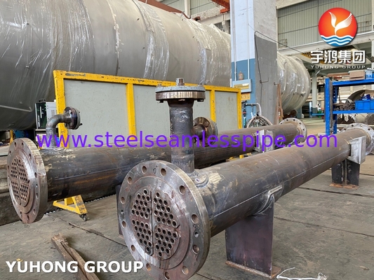 Máy trao đổi nhiệt vỏ và ống với ống SS31803 SA-106 lớp B vỏ ASME Phần VIII