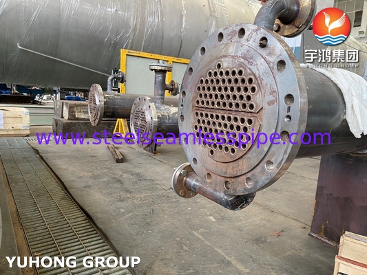 Máy trao đổi nhiệt vỏ và ống với ống SS31803 SA-106 lớp B vỏ ASME Phần VIII