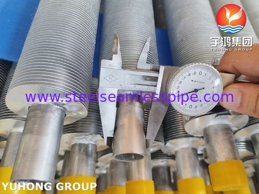 Ống cánh tản nhiệt bằng thép không gỉ ASME SA249, loại cánh L LL KL cho bộ làm mát không khí