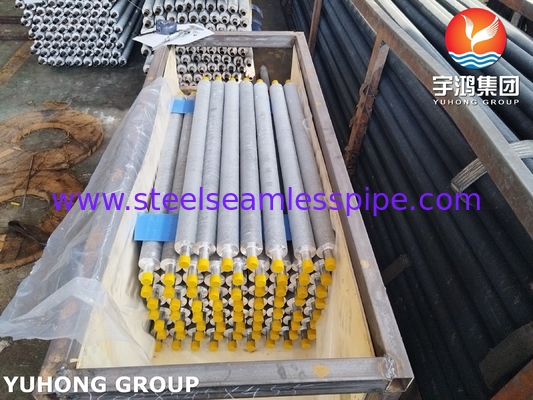 ASME SA249 Thép không gỉ Wuond Fin Tube Fin Type L cho máy làm mát không khí