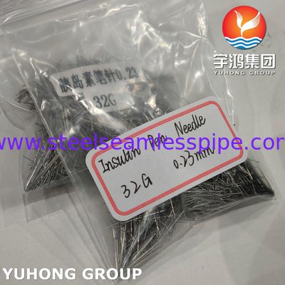 Kim tiêm Insulin SUS304 ISO9626, Ống kim đầu năm vát dùng để điều trị tiểu đường