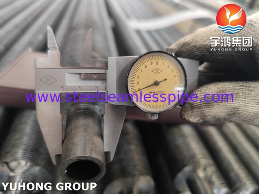 ASME SA209 TP304 Stainless Steel Embedded Fin Tube Fin Type G Với nhôm 1060 Fin