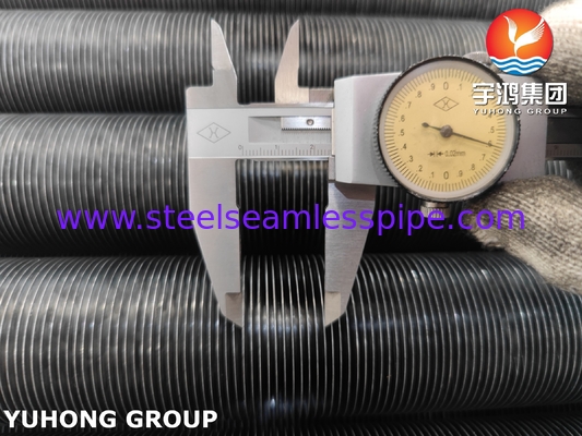 ASME SA209 TP304 Stainless Steel Embedded Fin Tube Fin Type G Với nhôm 1060 Fin