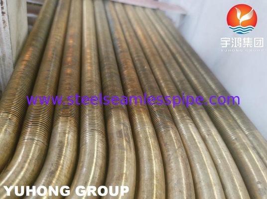 B359 C44300 C44500 đồng hợp kim ống U cong cánh thấp cho máy trao đổi nhiệt ASTM B154-16