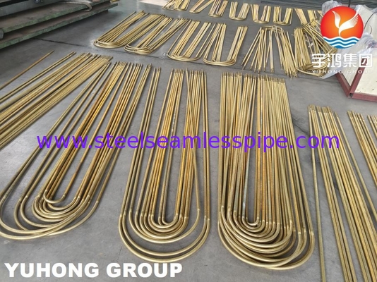 B359 C44300 C44500 đồng hợp kim ống U cong cánh thấp cho máy trao đổi nhiệt ASTM B154-16