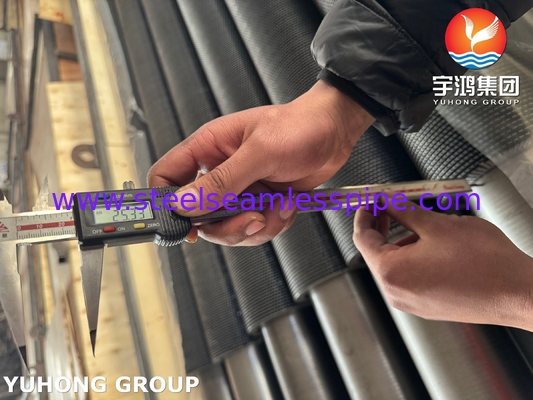 ASTM A335 P11 HFW ống có vây kiểu serrated cho hệ thống hơi phục hồi nhiệt HRSG
