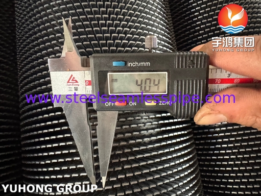 ASTM A335 P11 HFW ống có vây kiểu serrated cho hệ thống hơi phục hồi nhiệt HRSG