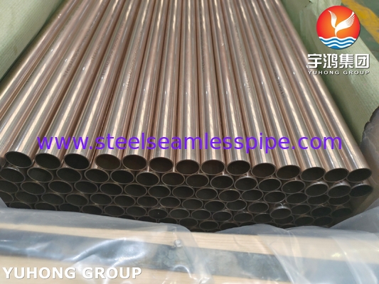 ASTM B111 C70600 ống liền mạch 90 10 hợp kim Cu-Ni