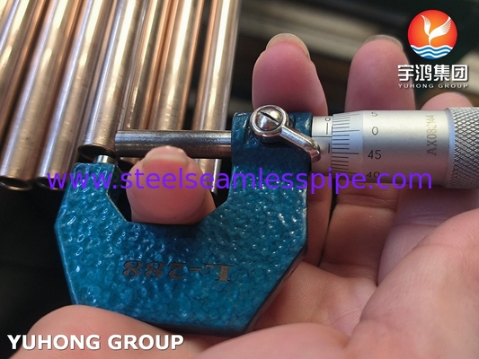 ASTM B111 C70600 ống liền mạch 90 10 hợp kim Cu-Ni