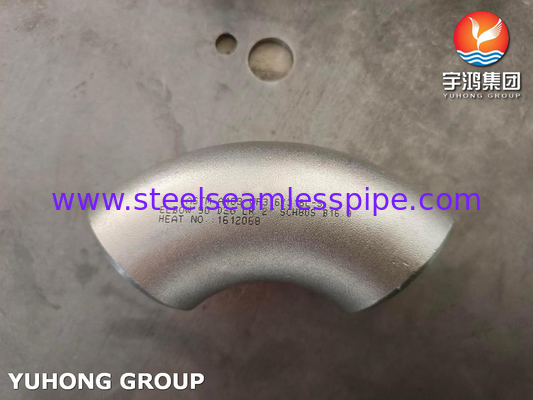 ASTM A403 / ASME SA403 WP316 / WP316L Stainless Steel Seamless Buttwelded Fitting 90 độ khuỷu tay B16.9