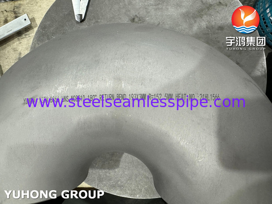 ASTM B366 UNS NO8810 180 RETURN 180 Degree Elbow Buttweld Fitting For Ethylene Cracking Furnace