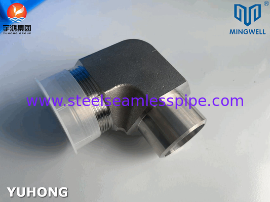 316L thép không gỉ thủy lực gắn 90° khuỷu tay