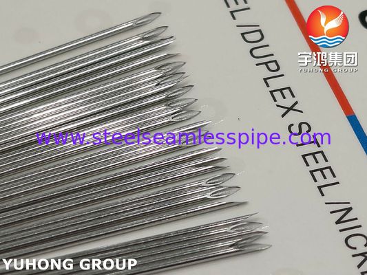 Kim tiêm đầu nhọn 21G, Ống kim y tế bằng thép không gỉ ISO7864 SUS304