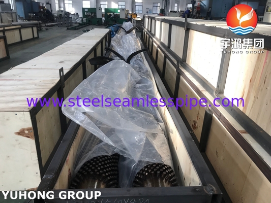 Thép hợp kim ASME SA335 P9 ống vây đinh liền mạch cho máy sưởi