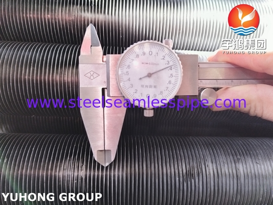 ASTM A213 T5 kim loại hợp kim thép ống liền mạch với Al1060 Fin Strip Fin Tube cho máy làm mát không khí