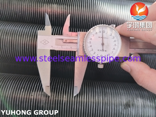 ASTM A213 T5 kim loại hợp kim thép ống liền mạch với Al1060 Fin Strip Fin Tube cho máy làm mát không khí