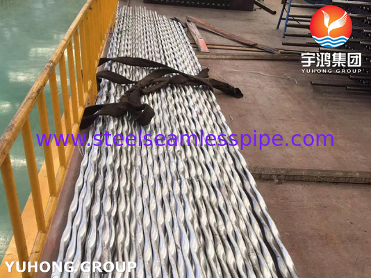 ASTM A312 TP310S ống ống thép không gỉ lồi cho máy trao đổi nhiệt