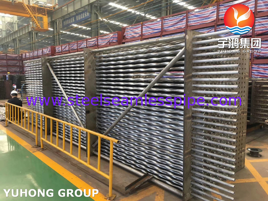 ASTM A312 TP310S ống ống thép không gỉ lồi cho máy trao đổi nhiệt