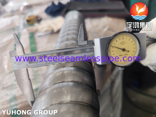 ASTM A312 TP310S ống ống thép không gỉ lồi cho máy trao đổi nhiệt