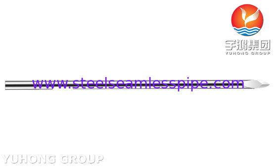 30G Stainless Steel Grooved Blood Lancet, Bevel Solid Tip Needle Tube For Blood Collection, ISO9626