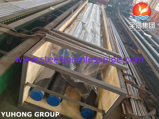 ASME SA312 TP347H ống thép không gỉ không may với SS Fin Strip cho máy sưởi