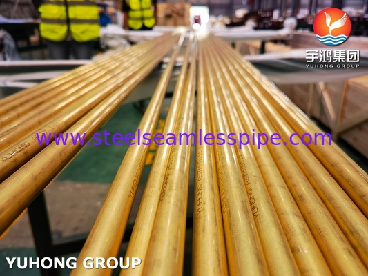 ASME SB111 C68700 ống đồng liền mạch O61 cho bộ trao đổi nhiệt