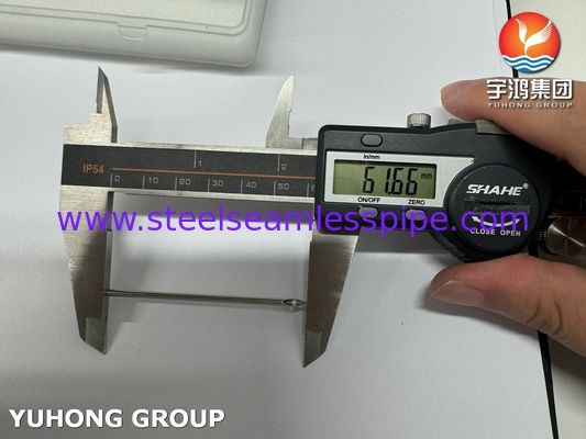 Thép không gỉ lỗ thêu kim ống thông mạch máu TP304 TP316L