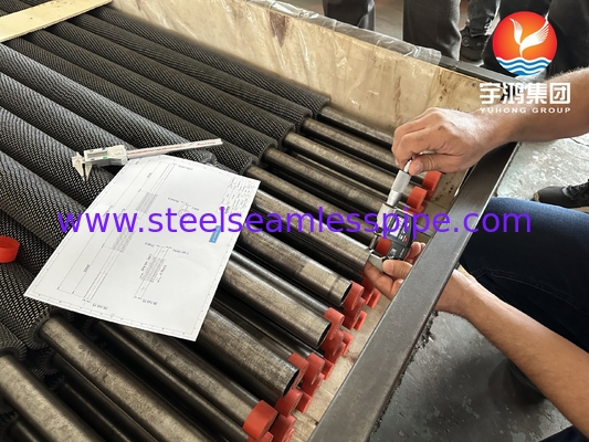 ASME SA213 T22 HFW ống có vây rắn cho các dự án nhà máy lọc