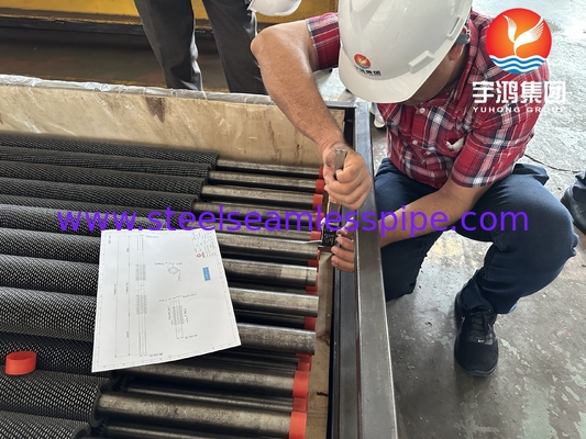 ASME SA213 T22 HFW ống có vây rắn cho các dự án nhà máy lọc