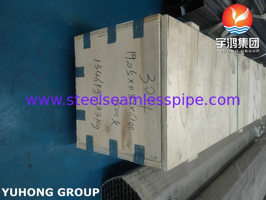 ASTM A249 TP304 Thép không gỉ ống trao đổi nhiệt hàn Đèn sáng
