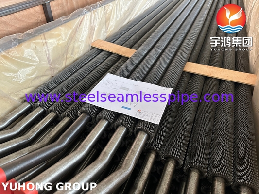 ASTM A213 T11 Lớp thép hợp kim ống không sương thạch ống HFW Fin serrated cho nhà máy lọc dầu