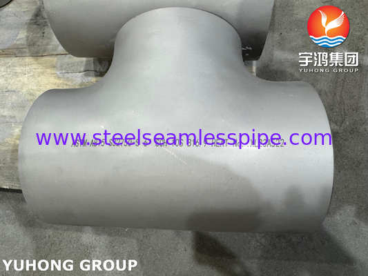 Phụ kiện ASME B16.9 Super Duplex 2507 ASTM A815 WPS32750 BW Super Duplex Tee