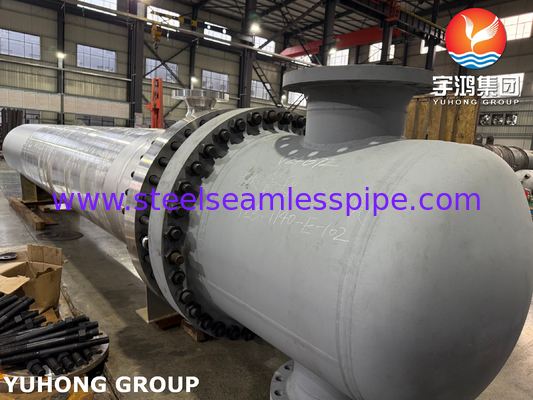 Bộ trao đổi nhiệt đầu nổi loại AES ASME SA240 SS316L Vỏ Với Ống ASME SA213 TP316L