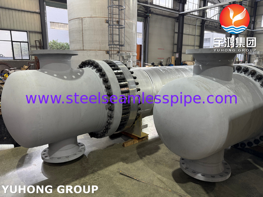 Bộ trao đổi nhiệt đầu nổi loại AES ASME SA240 SS316L Vỏ Với Ống ASME SA213 TP316L