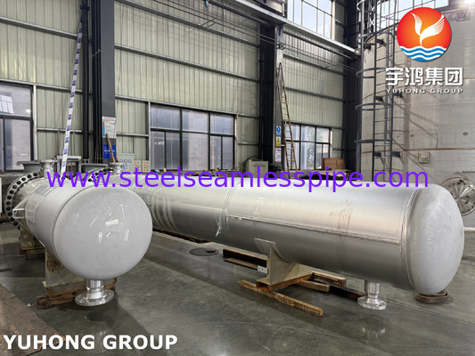 Bộ trao đổi nhiệt đầu nổi loại AES ASME SA240 SS316L Vỏ Với Ống ASME SA213 TP316L