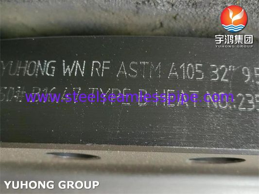 Mặt bích hàn cổ thép carbon ASTM A105 - B16.47 Series B, Class 300/600, Kết nối ống