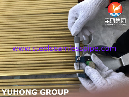 DIN 17660 CuZn20Al2 F39 ống đồng hợp kim liền mạch cho máy trao đổi nhiệt