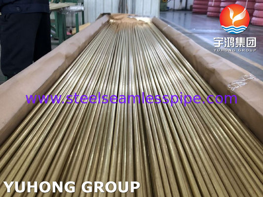 DIN 17660 CuZn20Al2 F39 ống đồng hợp kim liền mạch cho máy trao đổi nhiệt