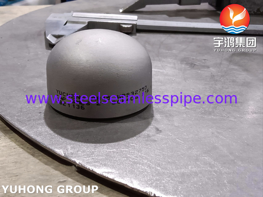 Phụ kiện mũ thép không gỉ cho áp suất cao ASTM A815 UNS S32750