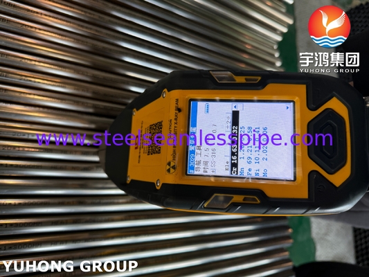 Ống thép không gỉ hàn ASTM A249 TP316L ủ sáng, ống trao đổi nhiệt, bộ quá nhiệt lò hơi