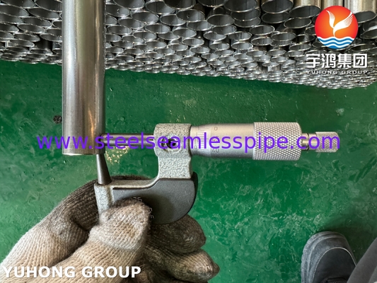Ống thép không gỉ hàn ASTM A249 TP316L ủ sáng, ống trao đổi nhiệt, bộ quá nhiệt lò hơi