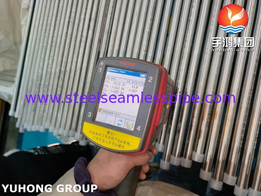 Ống thép không gỉ ASTM A268 TP410 Ống trao đổi nhiệt ủ sáng