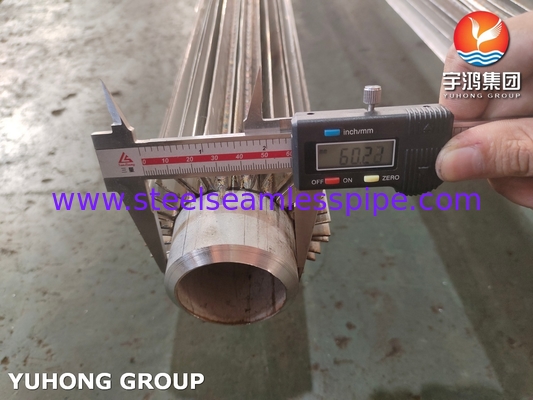 ASTM A213 TP316L ống vây nối chiều dọc cho hệ thống làm lạnh máy làm mát dầu