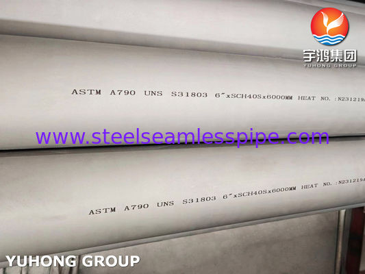 ASTM A790 S31803 ống thép không gỉ kép cho dự án công nghiệp
