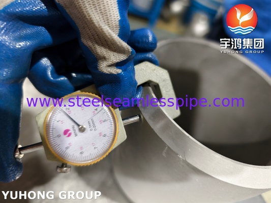 Giảm đồng tâm thép không gỉ ASTM A403 WP321H ASME B16.9 Phụ kiện hàn giáp mí