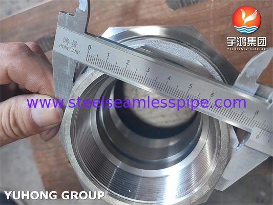 Rèn ép áp suất ASTM A182 F316L BSP Union Hex Nipple