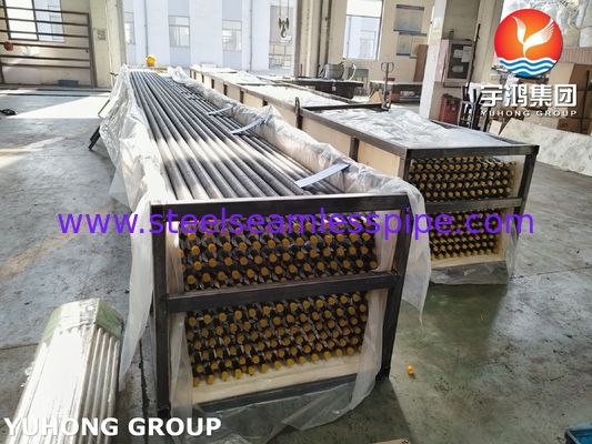 ASTM A213 T5 Lớp ống G được nhúng với vây thép carbon cho máy trao đổi nhiệt Furance