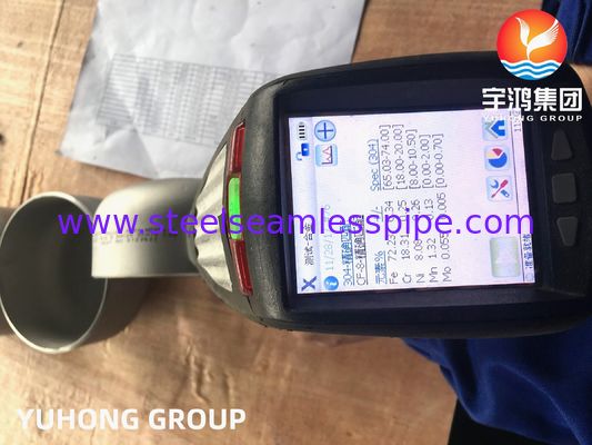 A403 WP304 / WP304L Ốp thép không gỉ, phụ kiện hàn cuối B16.9, Đối với sản xuất bình áp suất
