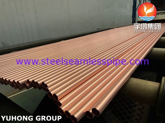 ASTM B111 / ASME SB111 C12200 ống đồng cho máy trao đổi nhiệt máy ngưng tụ