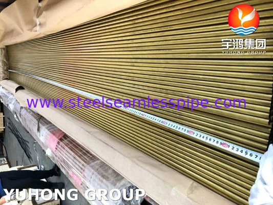 C68700 ống không may bằng đồng nhôm, ASTM B111 UNS C68700, được sử dụng trong nhà máy khử muối
